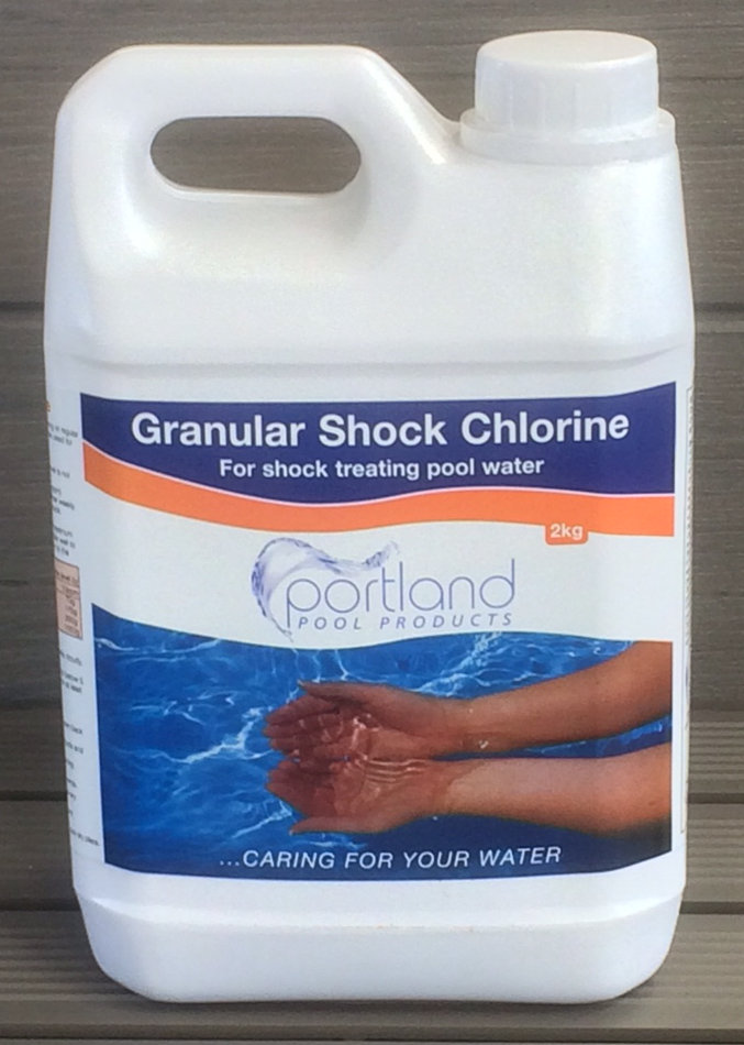Portland Chlorine Shock Granules Splash Pool Supplies