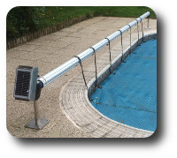 Portland-Solar-Powered-Pool-Roller-Installed