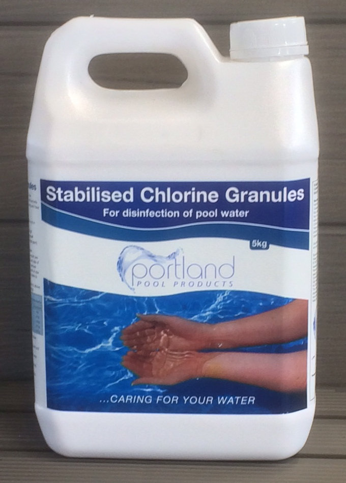 Portland Stabilised Chlorine Granules Splash Pool Supplies